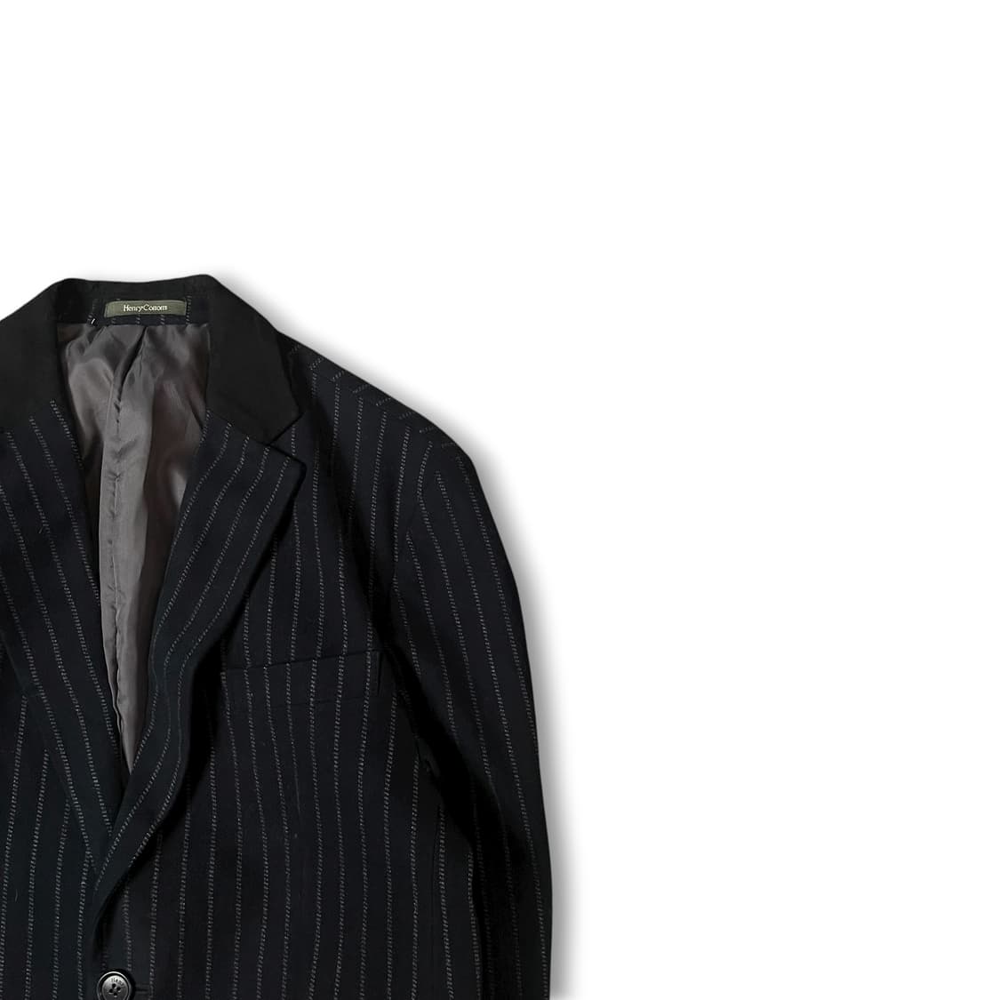 헨리코튼 블랙 스트라이프 더블버튼 자켓 95 상품이미지2