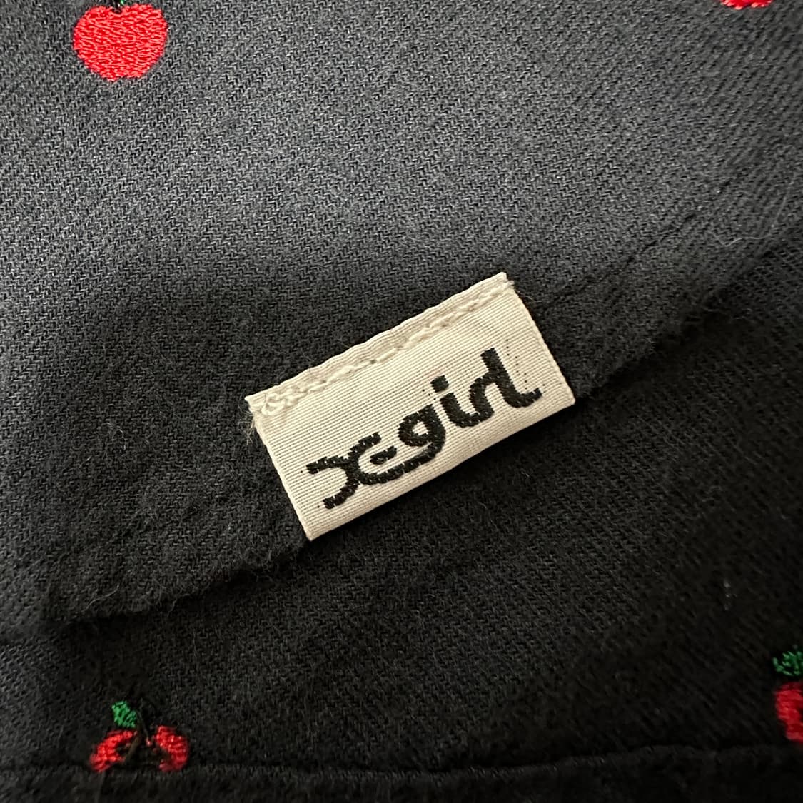 X-GIRL shirt black 상품이미지3