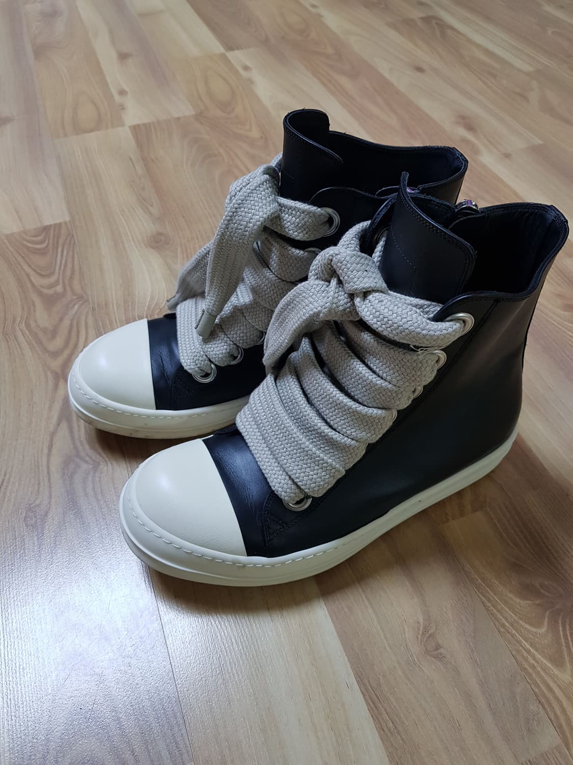 릭오웬스 점보레이스 라몬즈 LPO 하이탑 스니커즈 상품이미지1