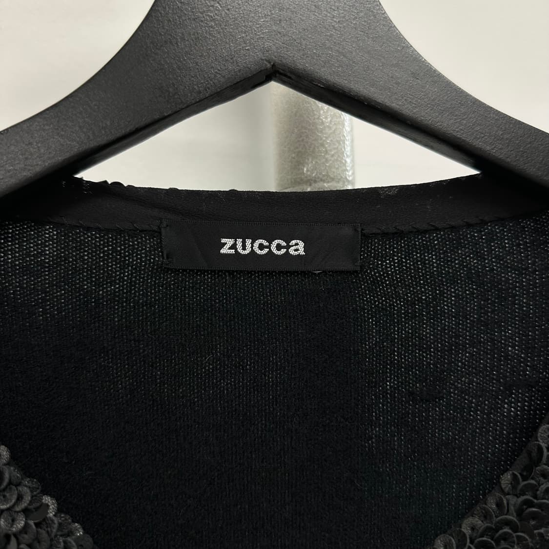 ZUCCA 주카 캐시미어 스팽글 디테일 가디건 상품이미지4