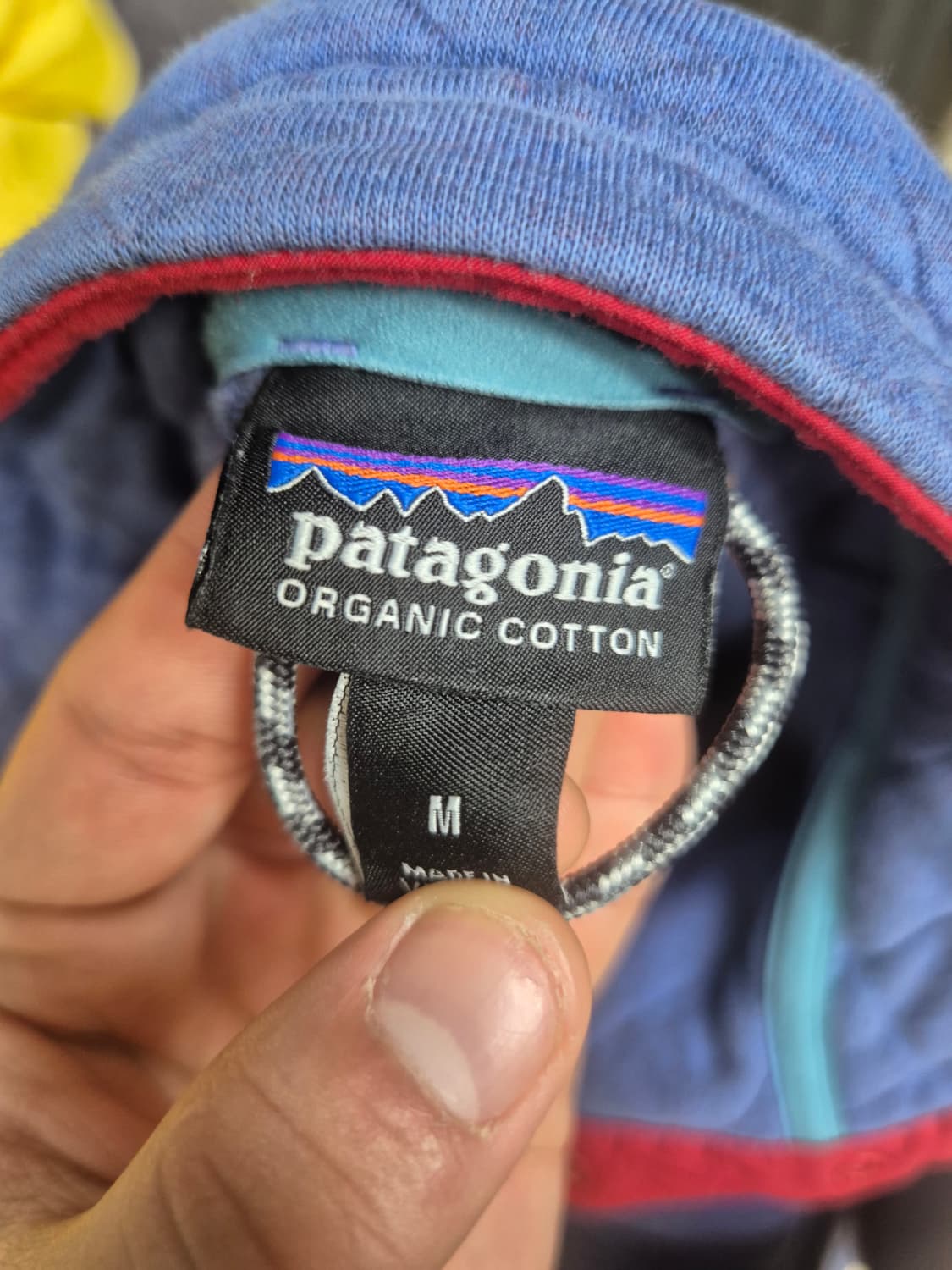 파타고니아 오가닉 코튼 퀼트 스냅티 M 상품이미지3