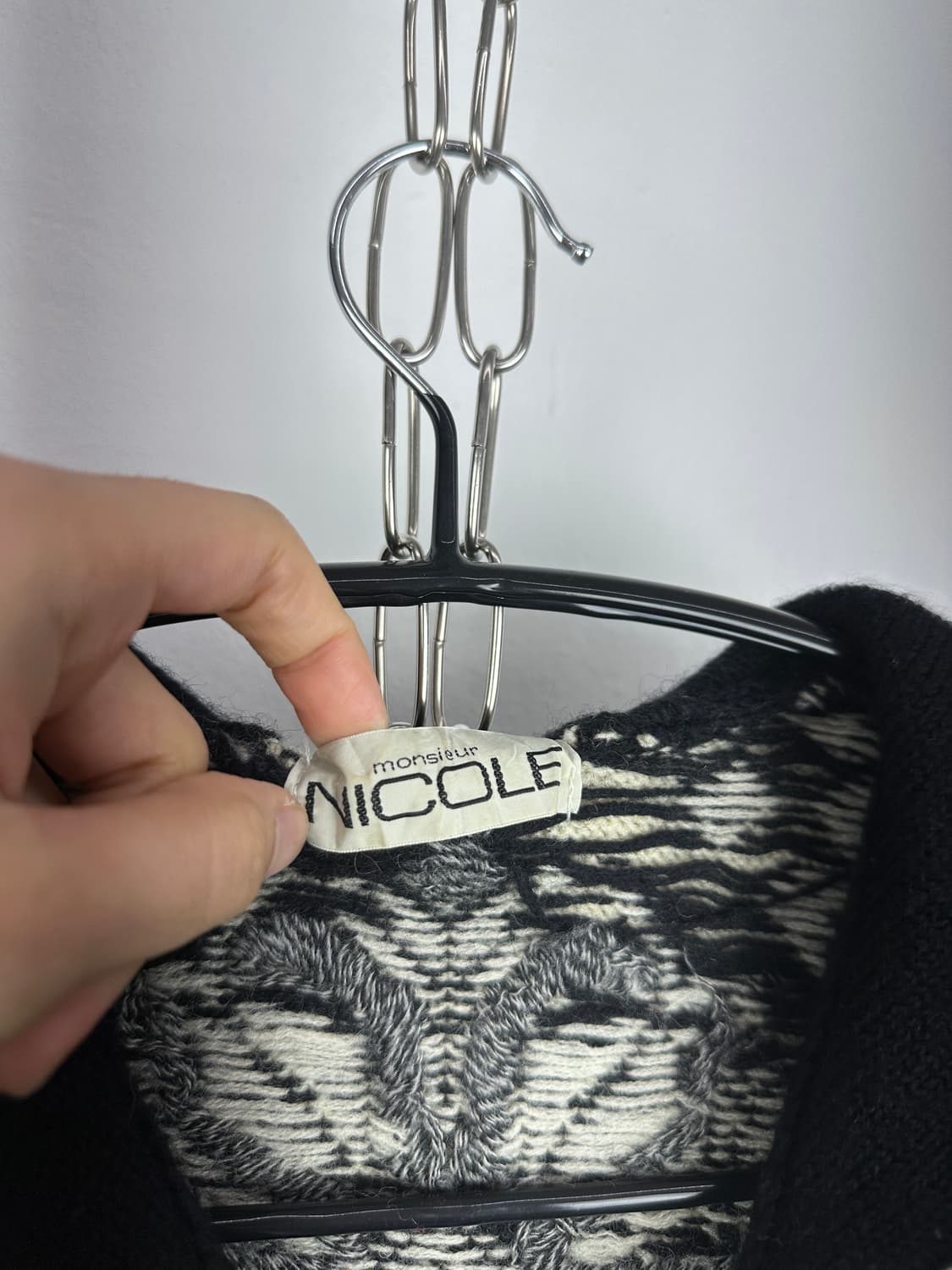 Monsieur Nicole high neck zip up jacquar 상품이미지7