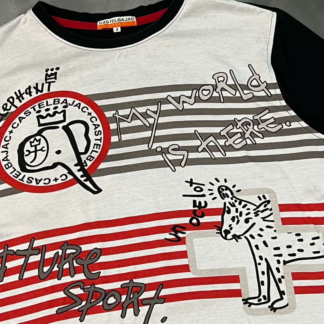  까스텔바쟉 그래픽 반팔티 y16221 상품이미지4