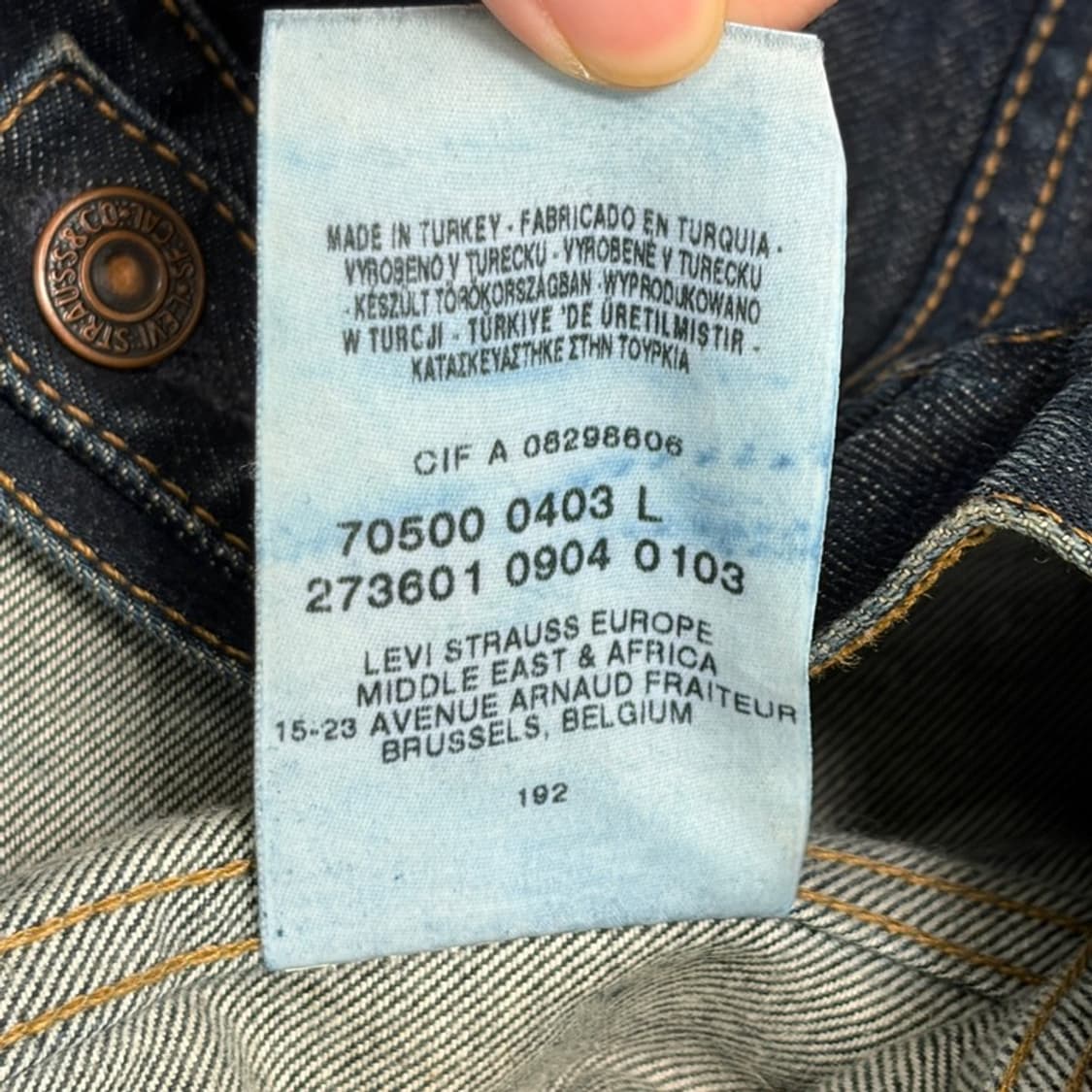 LEVI'S 00's 70500 트러커자켓 L 상품이미지6