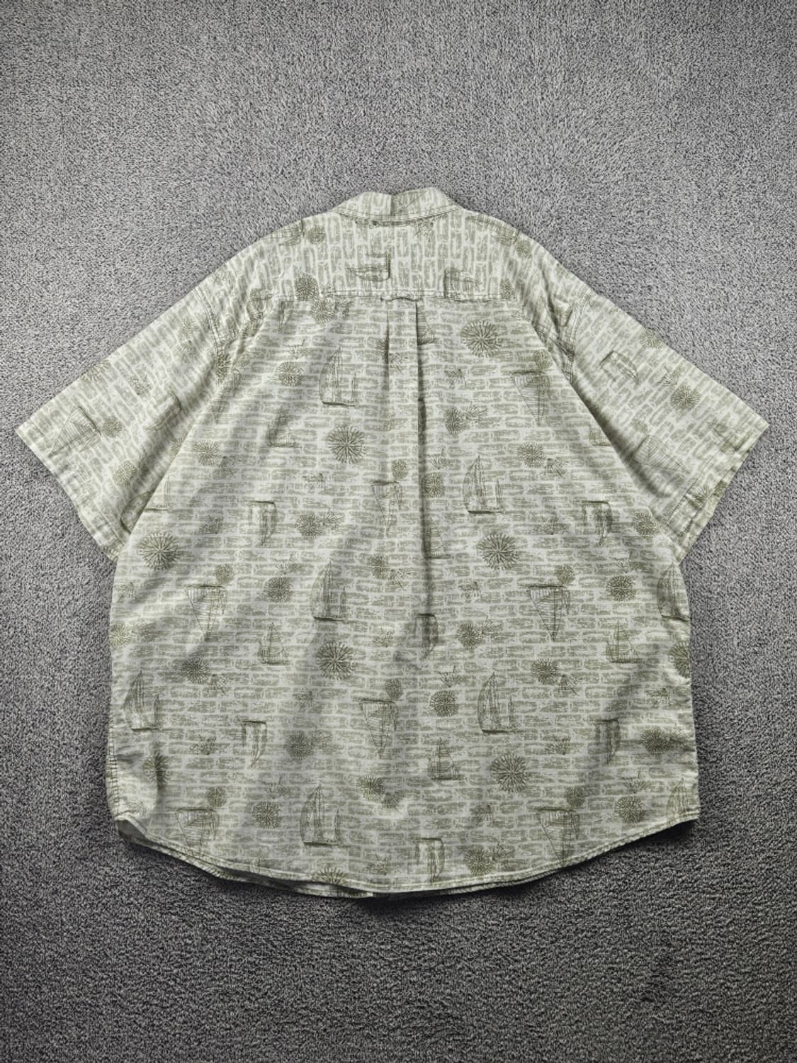 베이직 에디션 패턴 반팔 셔츠 ( 3XL ) / 12453 상품이미지3