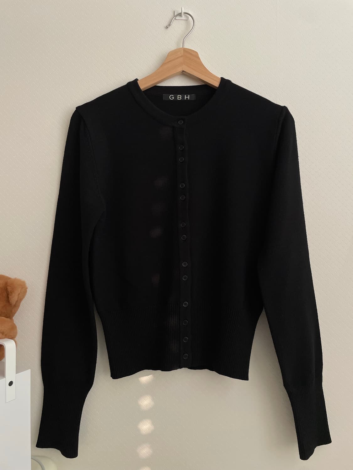 GBH 버튼 가디건 블랙 상품이미지6