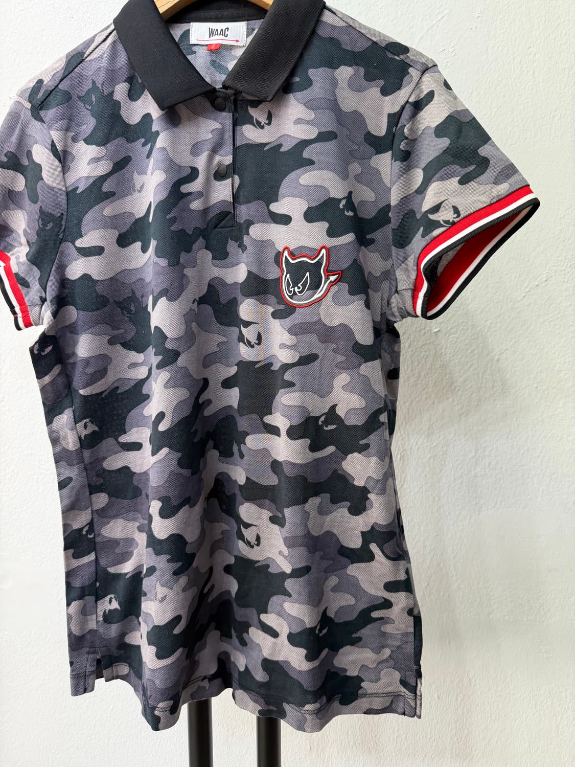 정품) WAAC 왁골프 여성 카모플라주 반팔 폴로티 2 상품이미지3