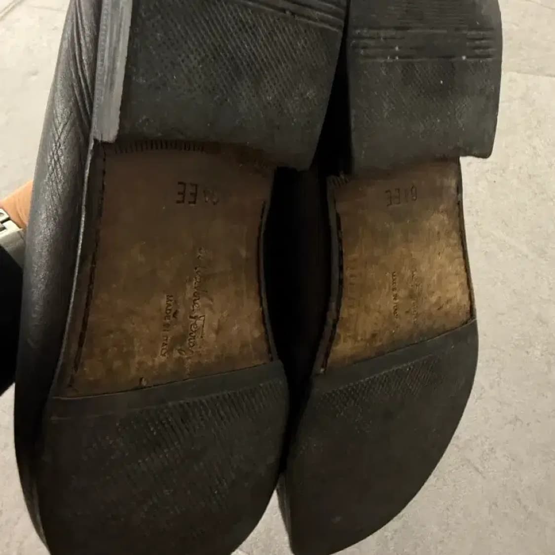 살바토레 페라가모 남성 블랙 로퍼 6.5EE 245-250 상품이미지4