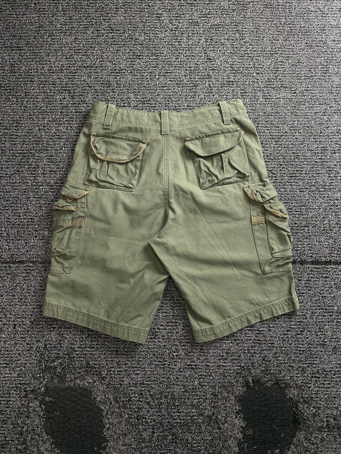 Y2K 빈티지 카키 카고 구르카 버뮤다 팬츠 4037 상품이미지4