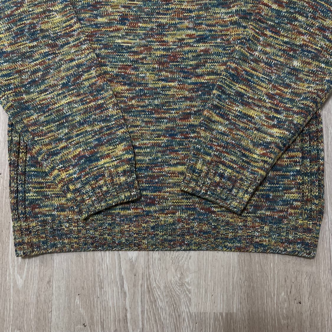 데님 903 남성 반집업 니트 M/95 상품이미지5