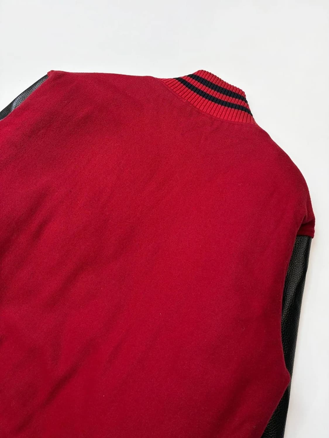 CHEDDA CLOTHING 00's 가죽 울 바시티 자켓 PN5545 상품이미지7