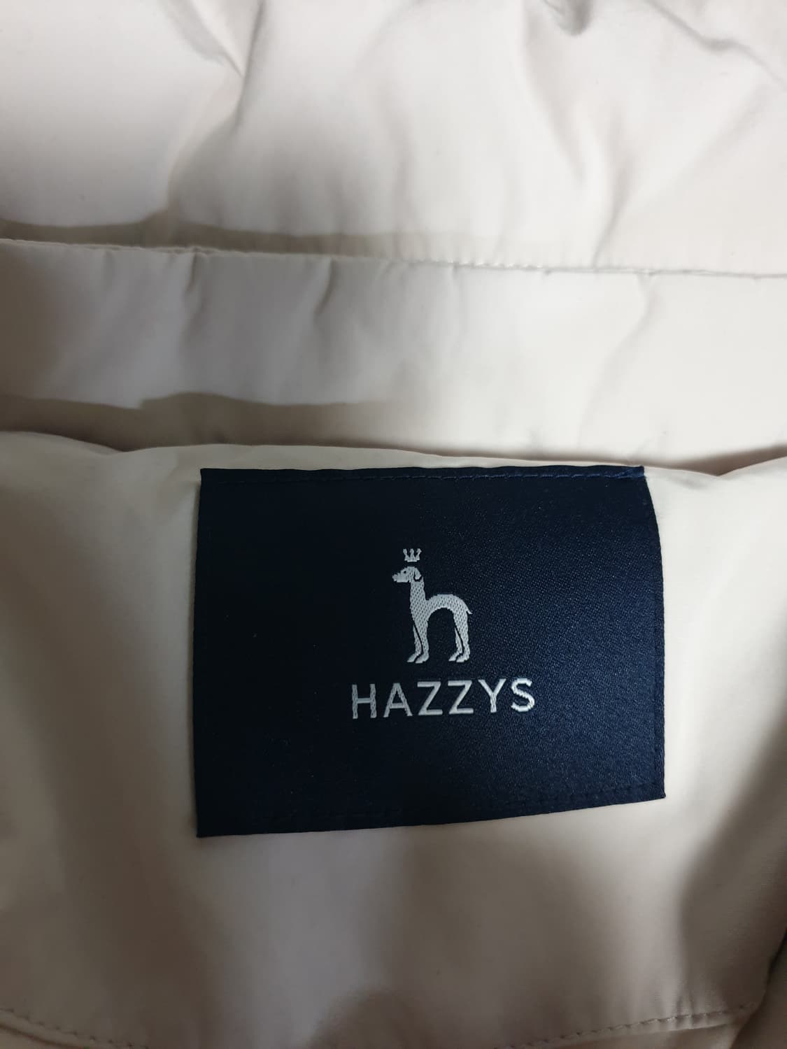 헤지스 레이디스 구스다운 포멀 숏패딩 아이보리 (S) 상품이미지5