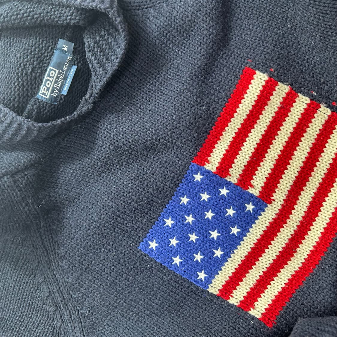 폴로 랄프로렌(Polo Ralph Lauren) 성조기 니트 원피스 후드 상품이미지3