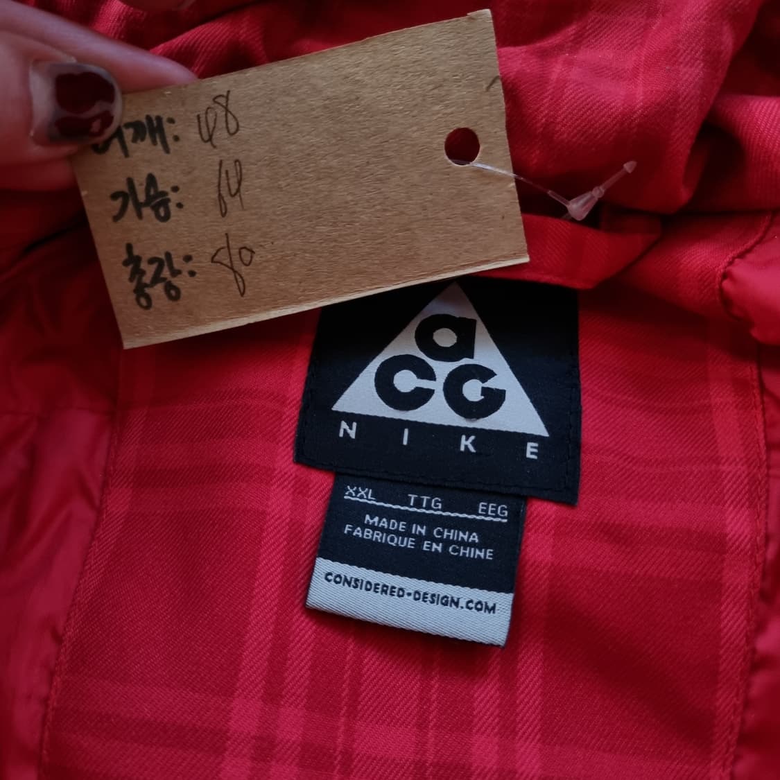 나이키 ACG 체크 패딩  상품이미지6