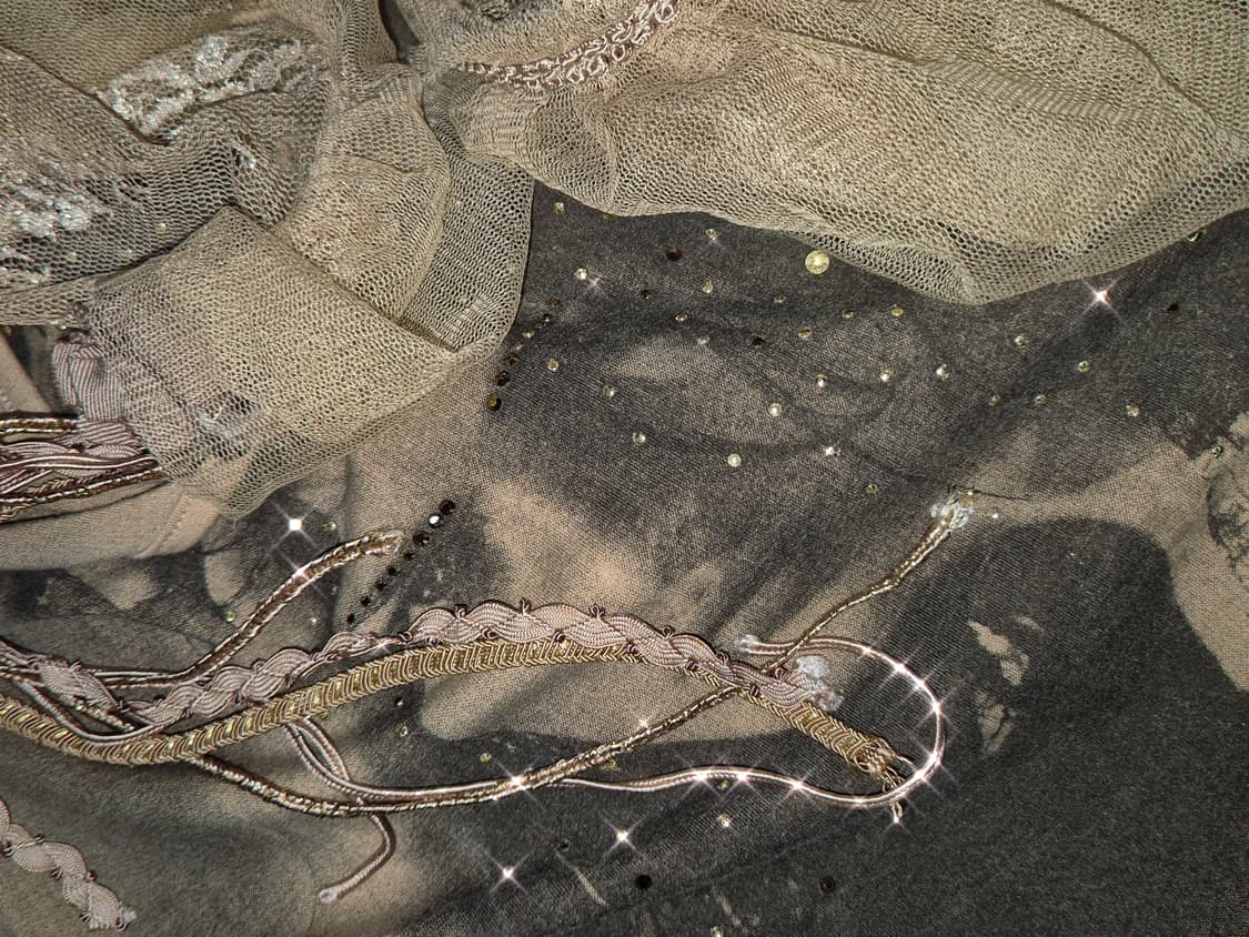 Vintage 06 Fairy-Grunge lace corsage top 상품이미지2