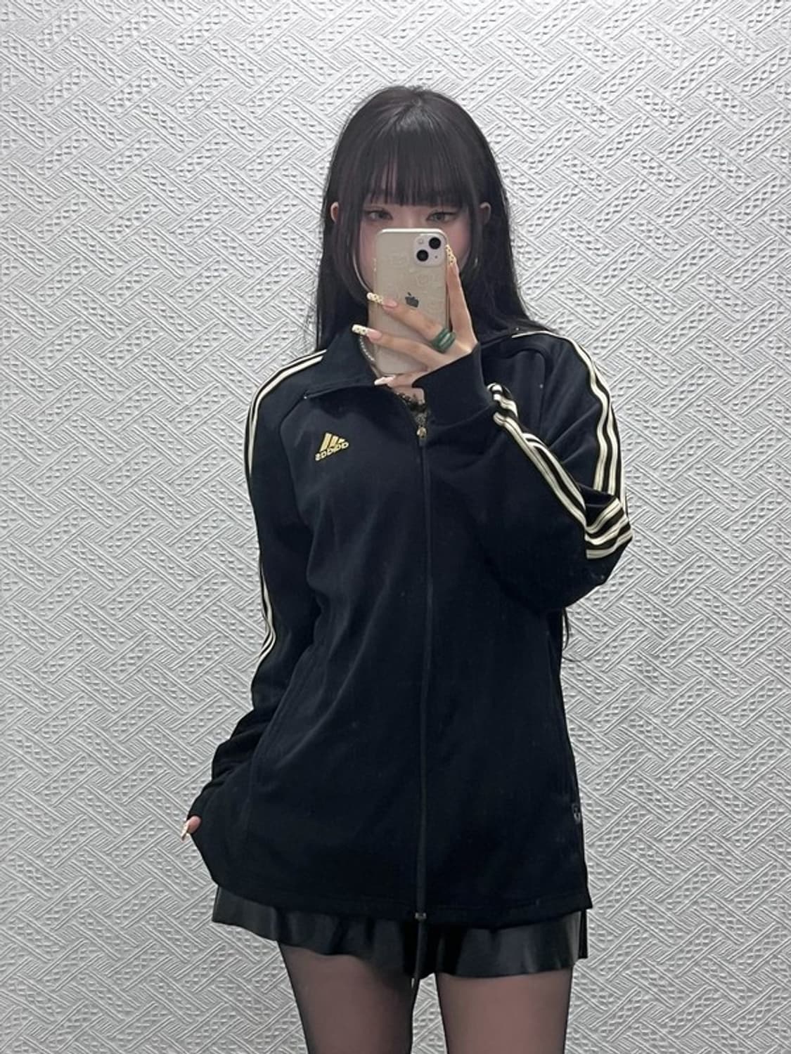 아디다스 재팬 올드스쿨 Y2K 트윙클 검골 져지 집업 XO C10015 상품이미지1