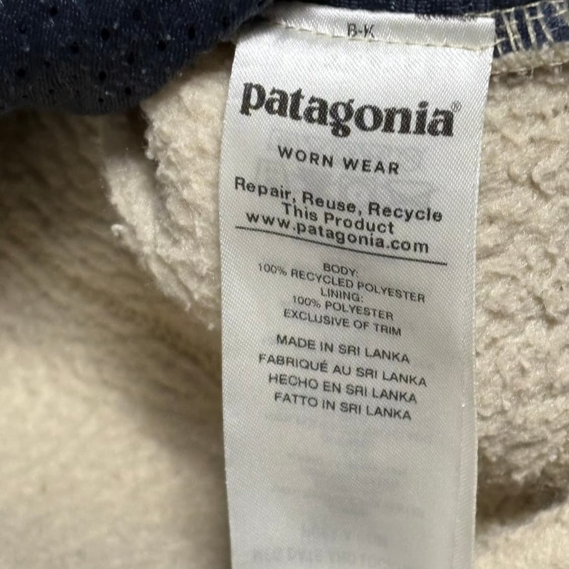 M 파타고니아 레트로 파일 플리스 상품이미지5