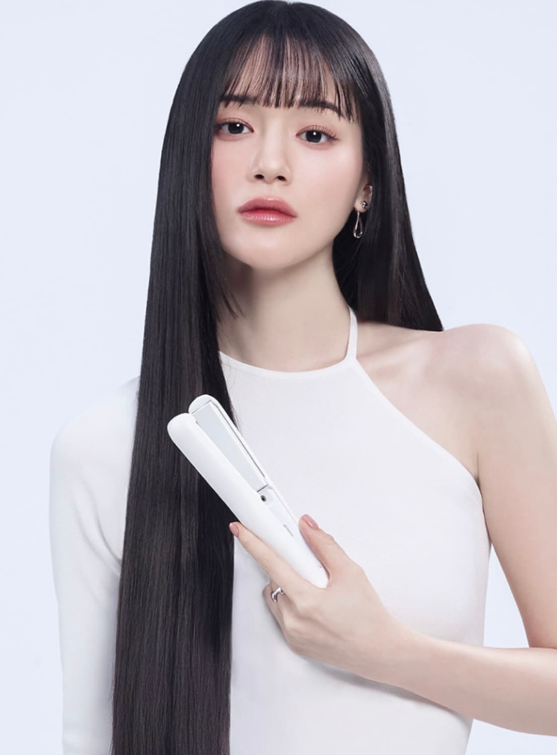 글램팜 오마이글램 미들사이즈 고데기 화이트 GP105 상품이미지3