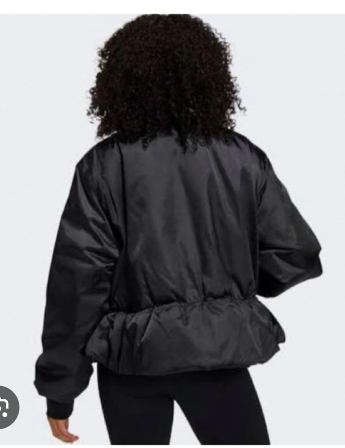 아디다스 블랙 봄버 패딩 자켓 상품이미지3