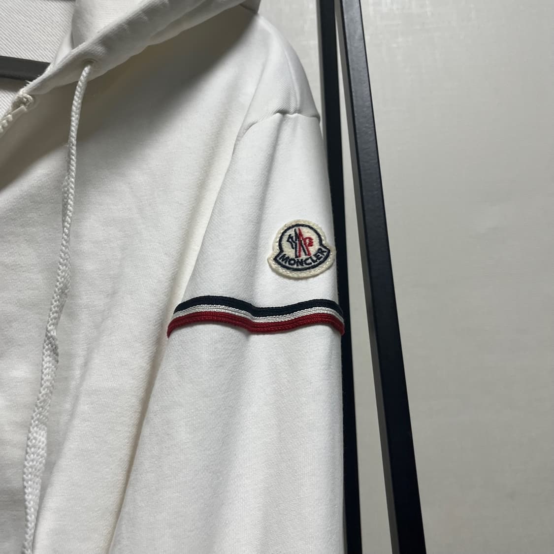 정품 M) 몽클레어 화이트 집업 후드 95 상품이미지4