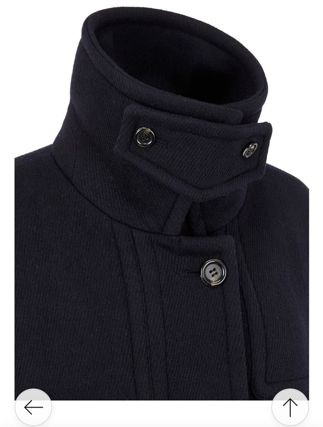 스튜디오톰보이 A라인 오버핏 트윌 코트 사이즈 F 상품이미지2