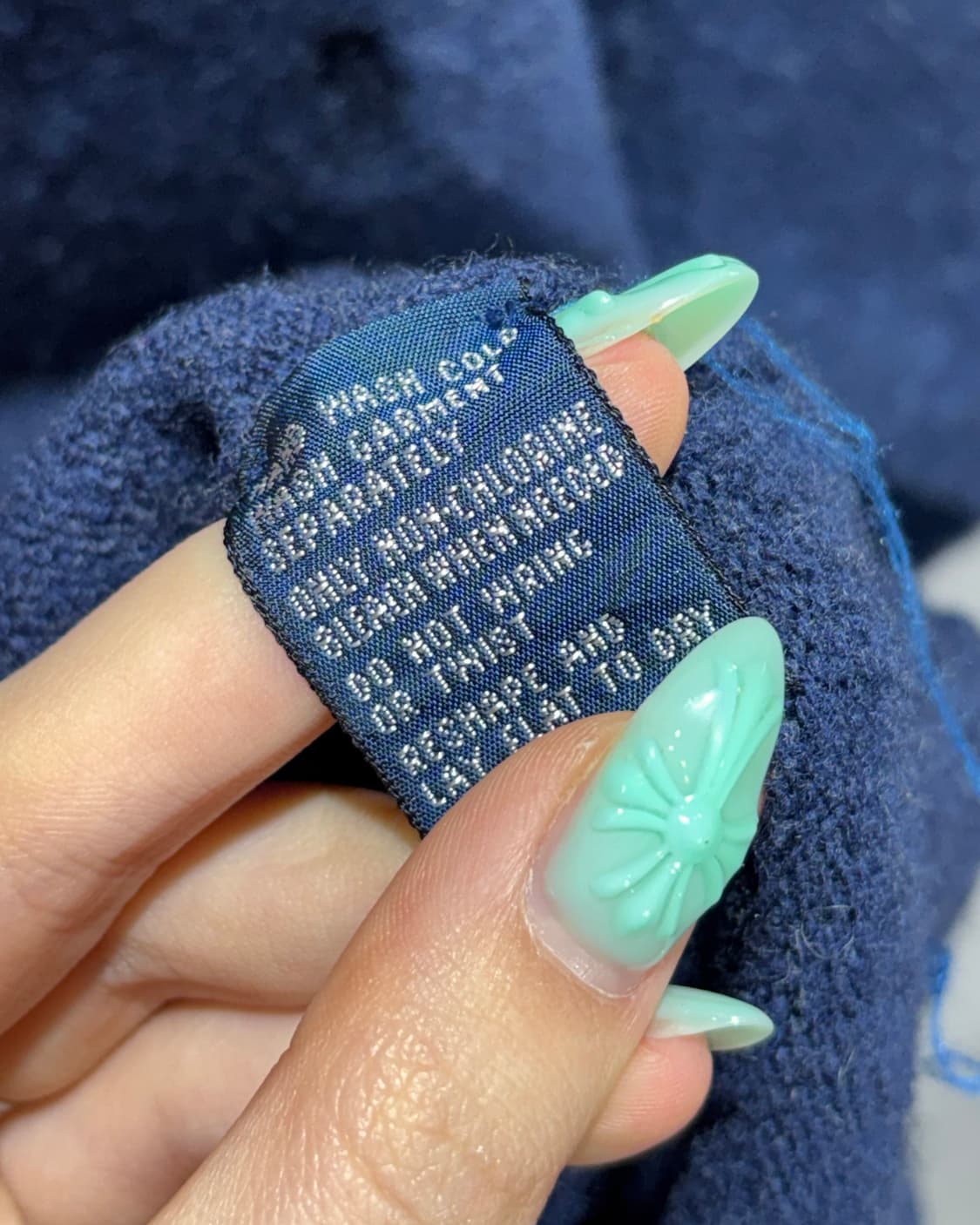 S 폴로랄프로렌 램스울 네이비 라운드 니트 상품이미지6