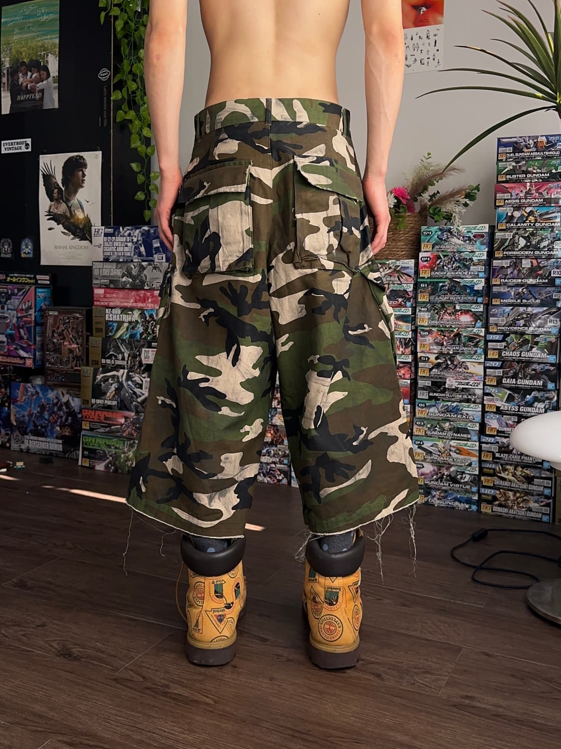 Nos Couleurs 카모플라쥬 버뮤다 카고 팬츠 상품이미지7