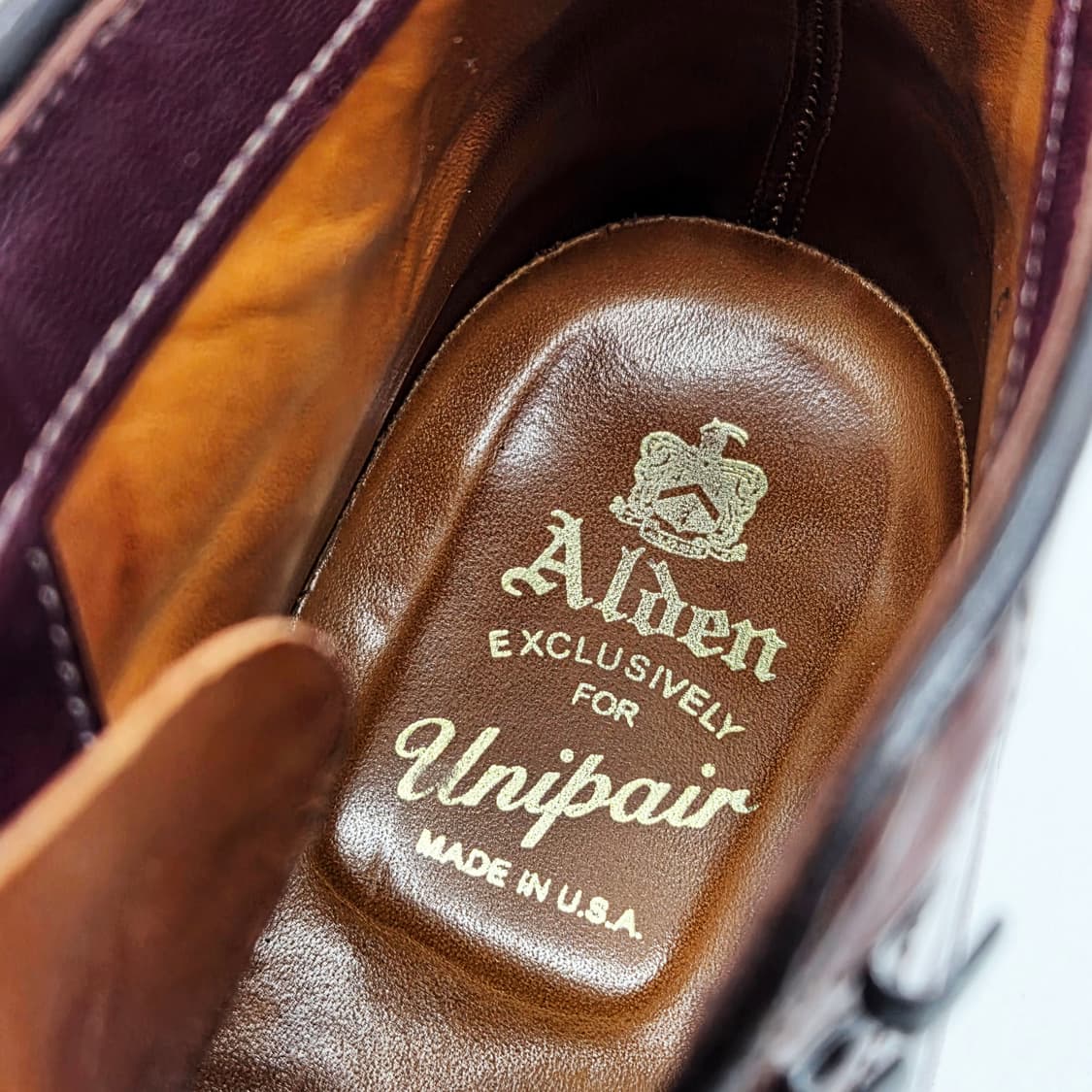 알든 40288H 코도반 탱커 부츠 버건디 (7 1/2) 상품이미지5