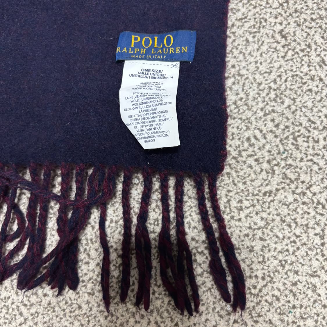 [택포,울80] 폴로 랄프로렌 이태리 투웨이 머플러 목도리 [A] 상품이미지3