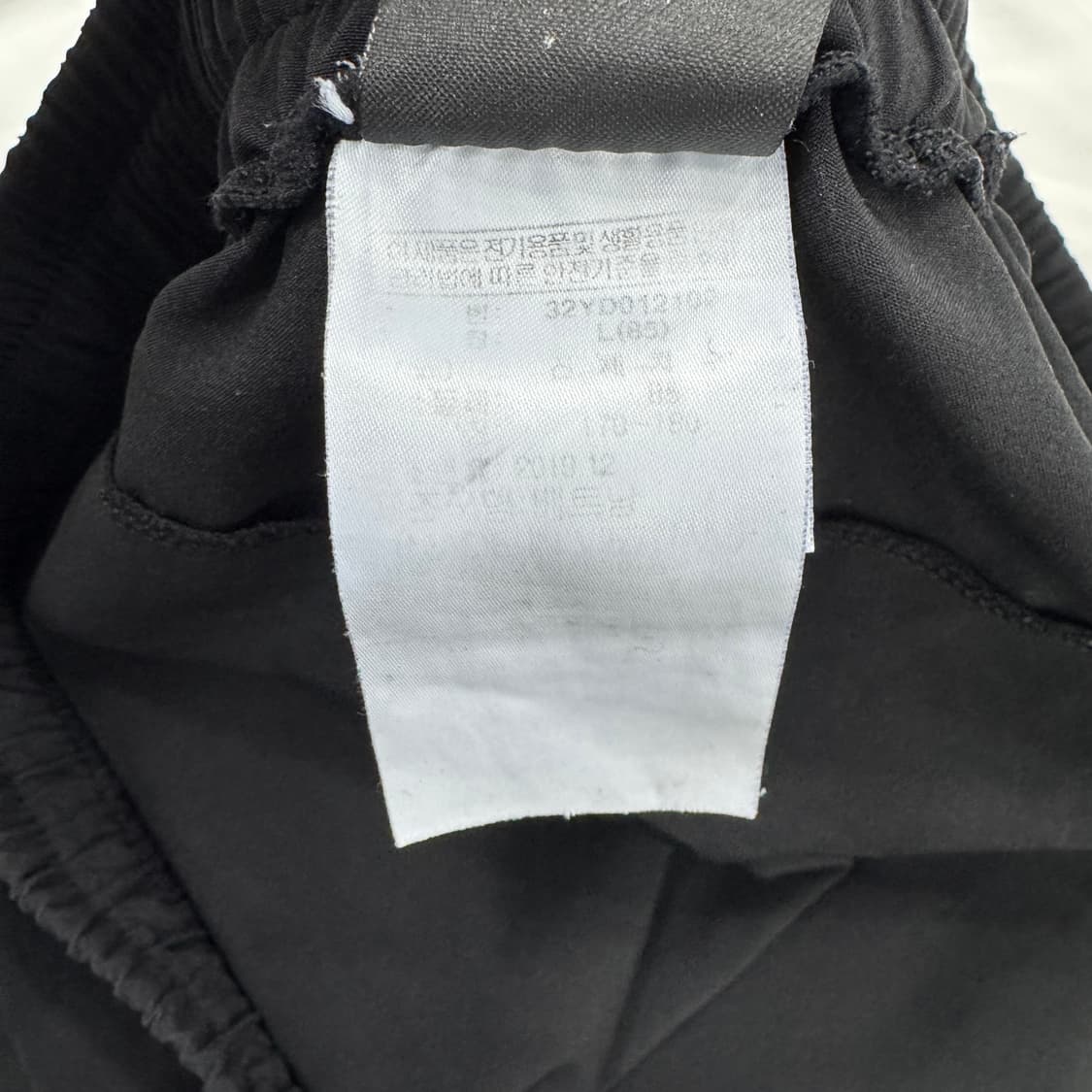 L 미즈노 블랙 기능성 반바지 팬츠  상품이미지5