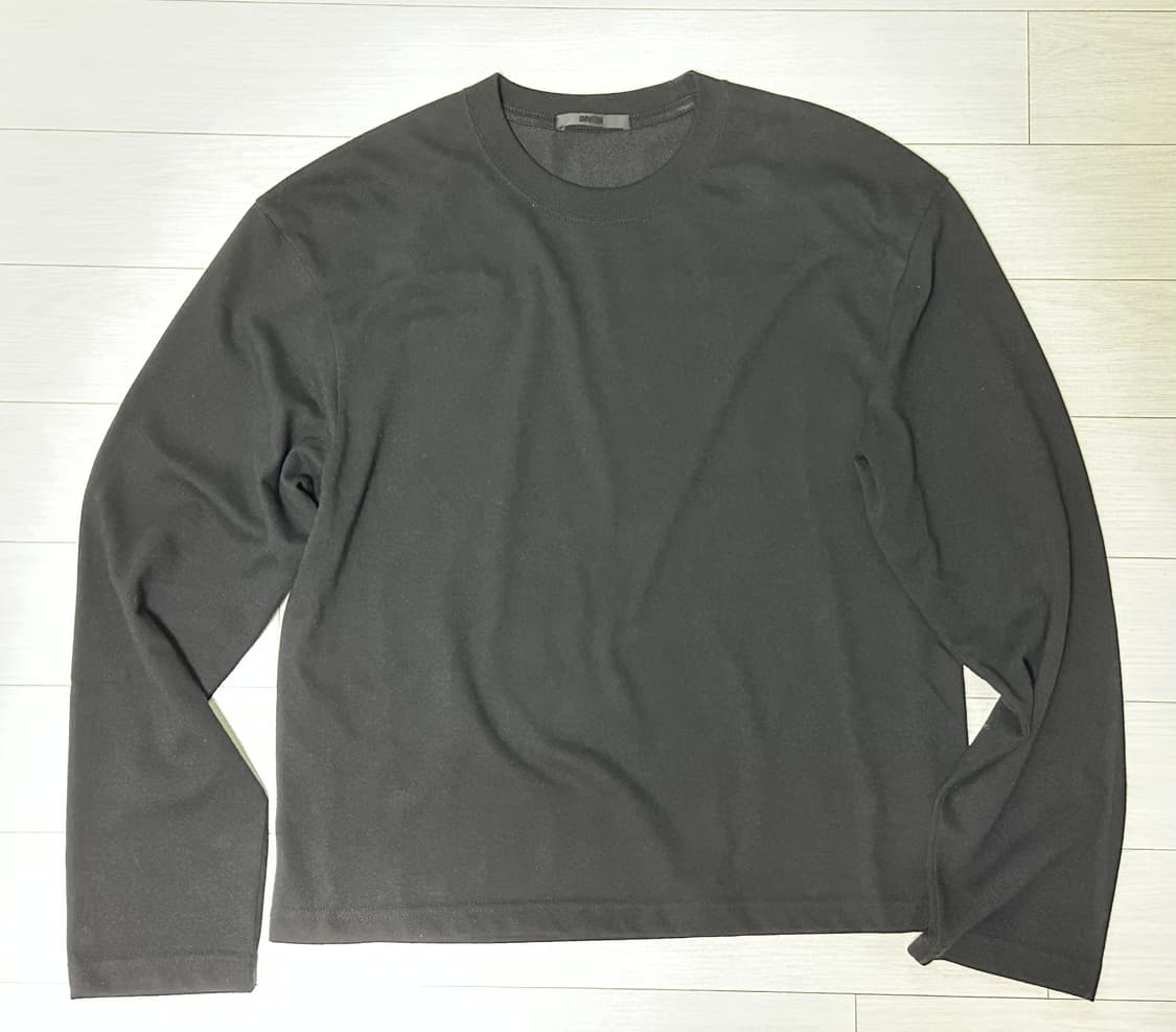 다이브인 크롭 롱슬리브 0 [블랙] 상품이미지1