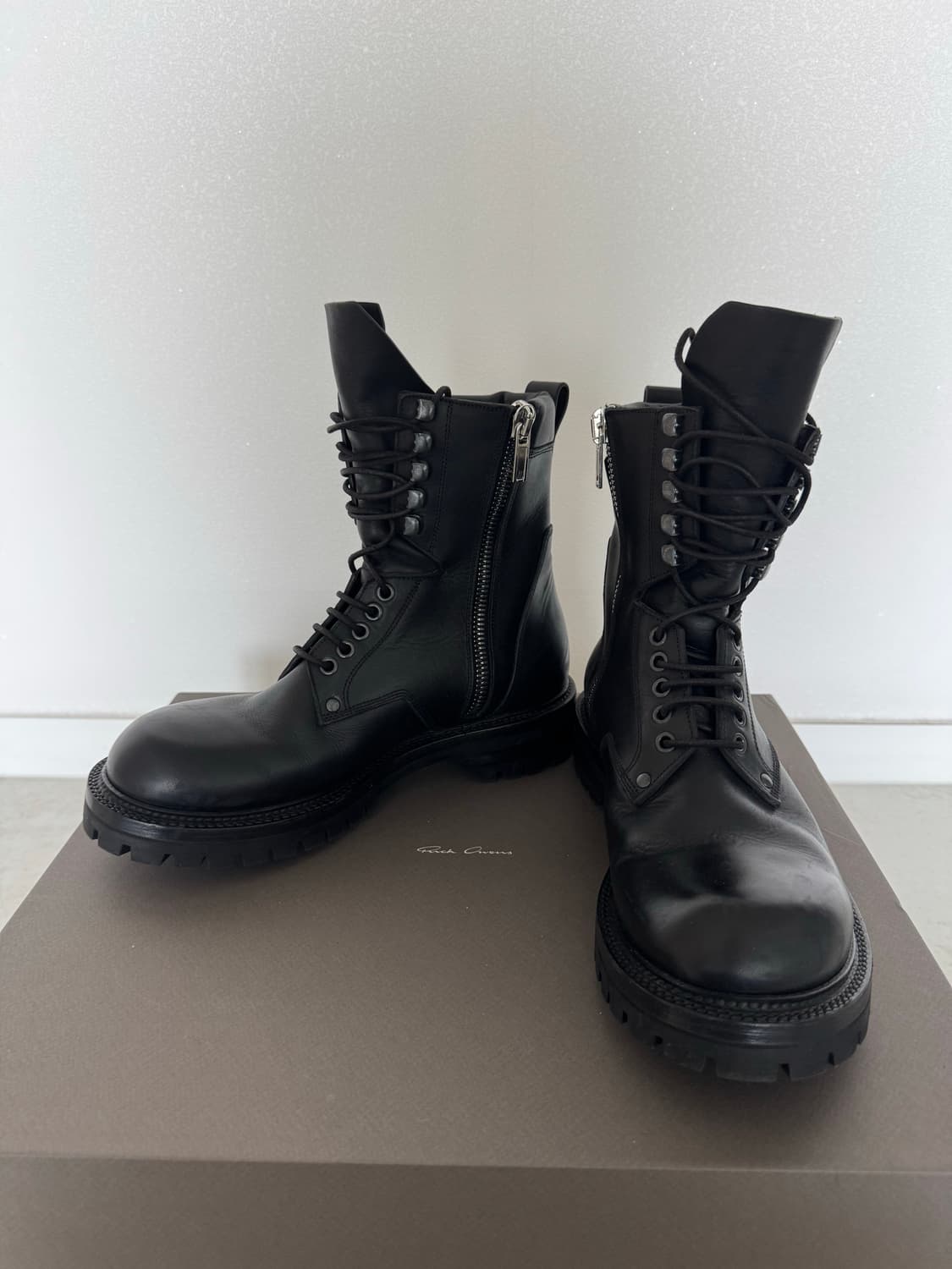 릭오웬스 아미 컴뱃 부츠 41 상품이미지1