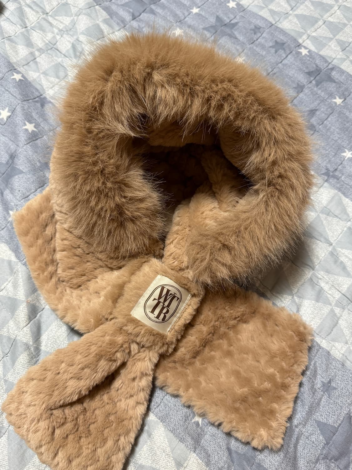 WR 퍼 머플러 넥워머 세트 상품이미지1