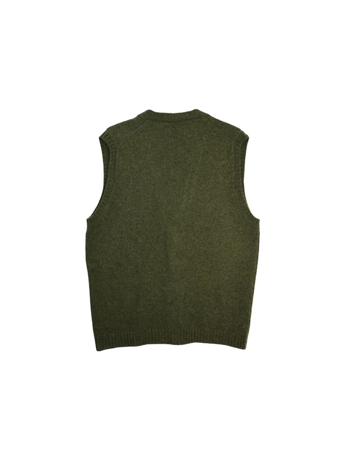 BROOKS BROTHERS 울 그린 조끼 가디건 상품이미지5