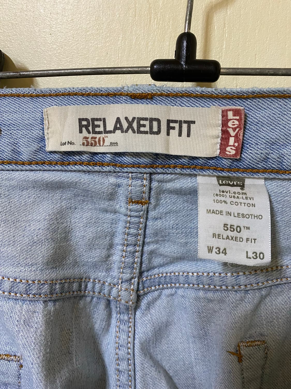 리바이스 550 연청데님 상품이미지2