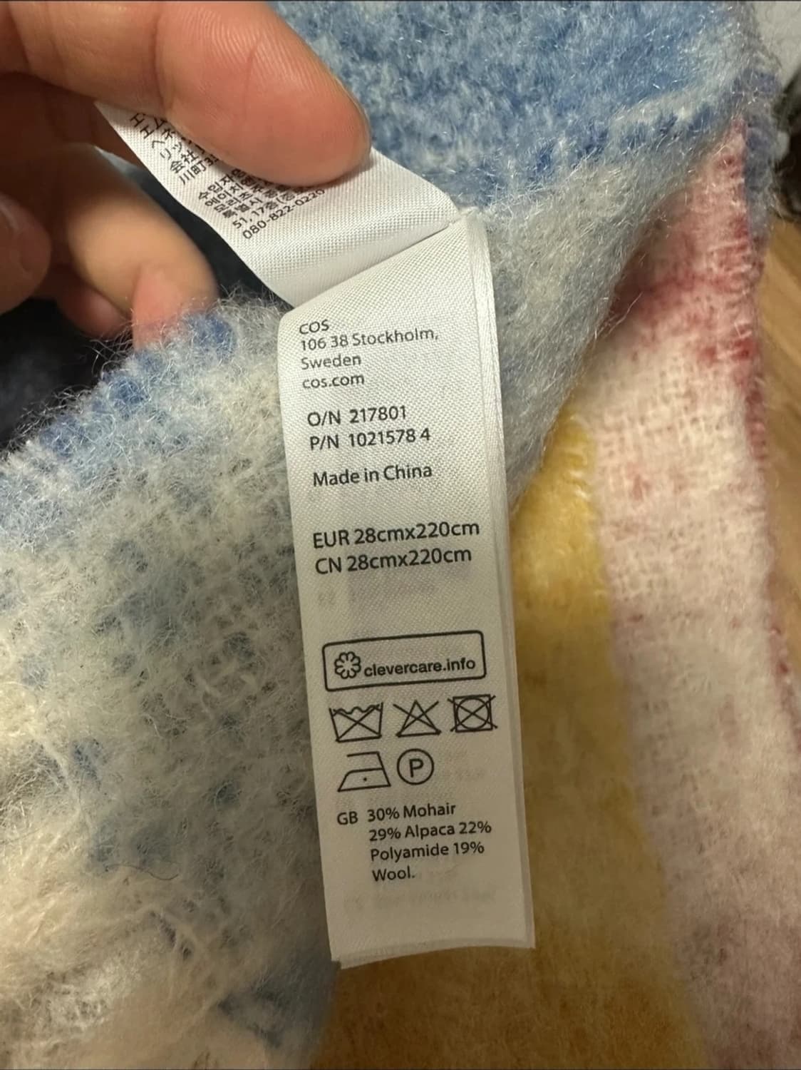 COS 파스텔톤 머플러 상품이미지3