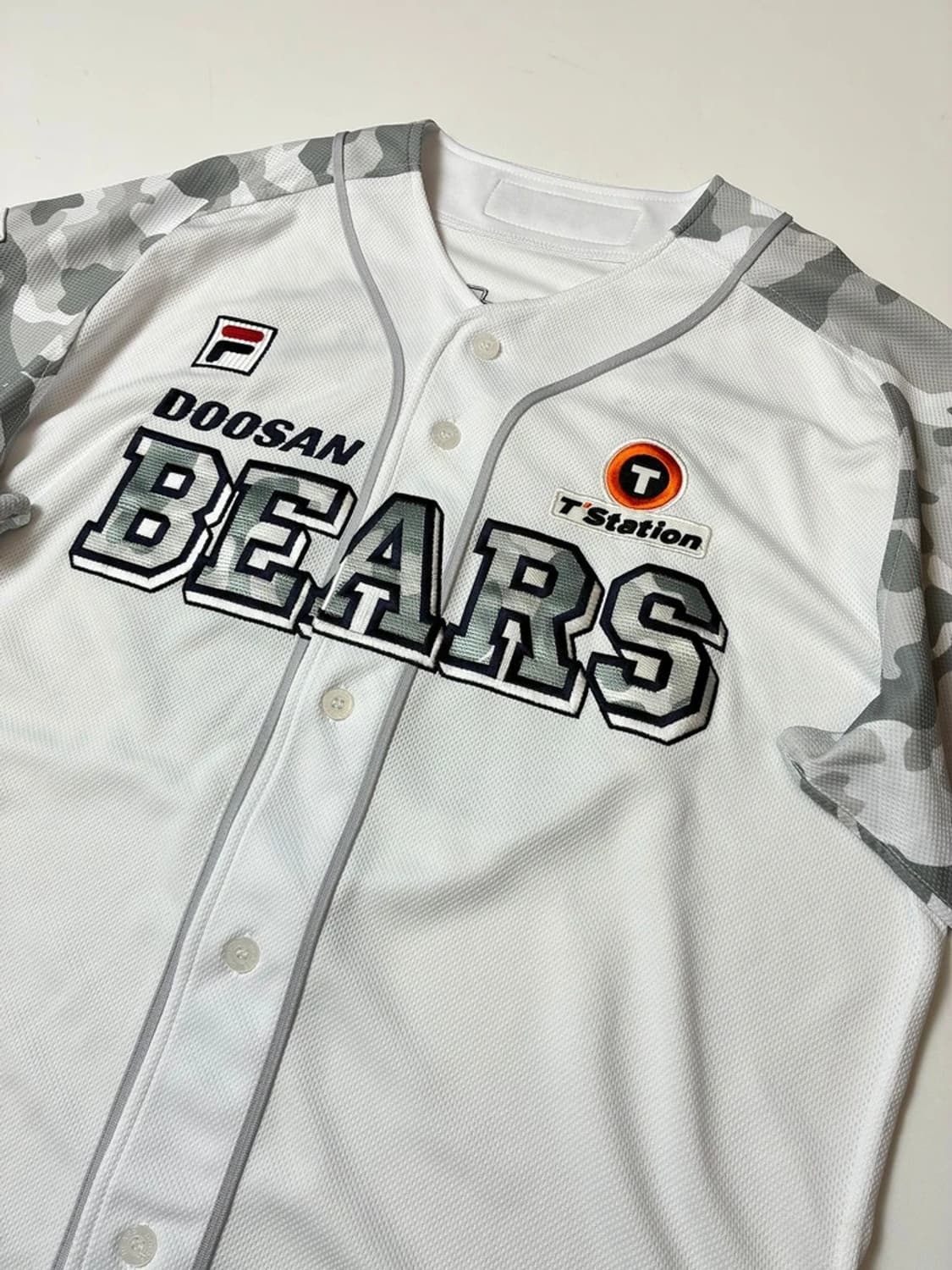 두산 베어스 24ss 밀리터리 강석천 코치 반팔 유니폼 PN9059 상품이미지4