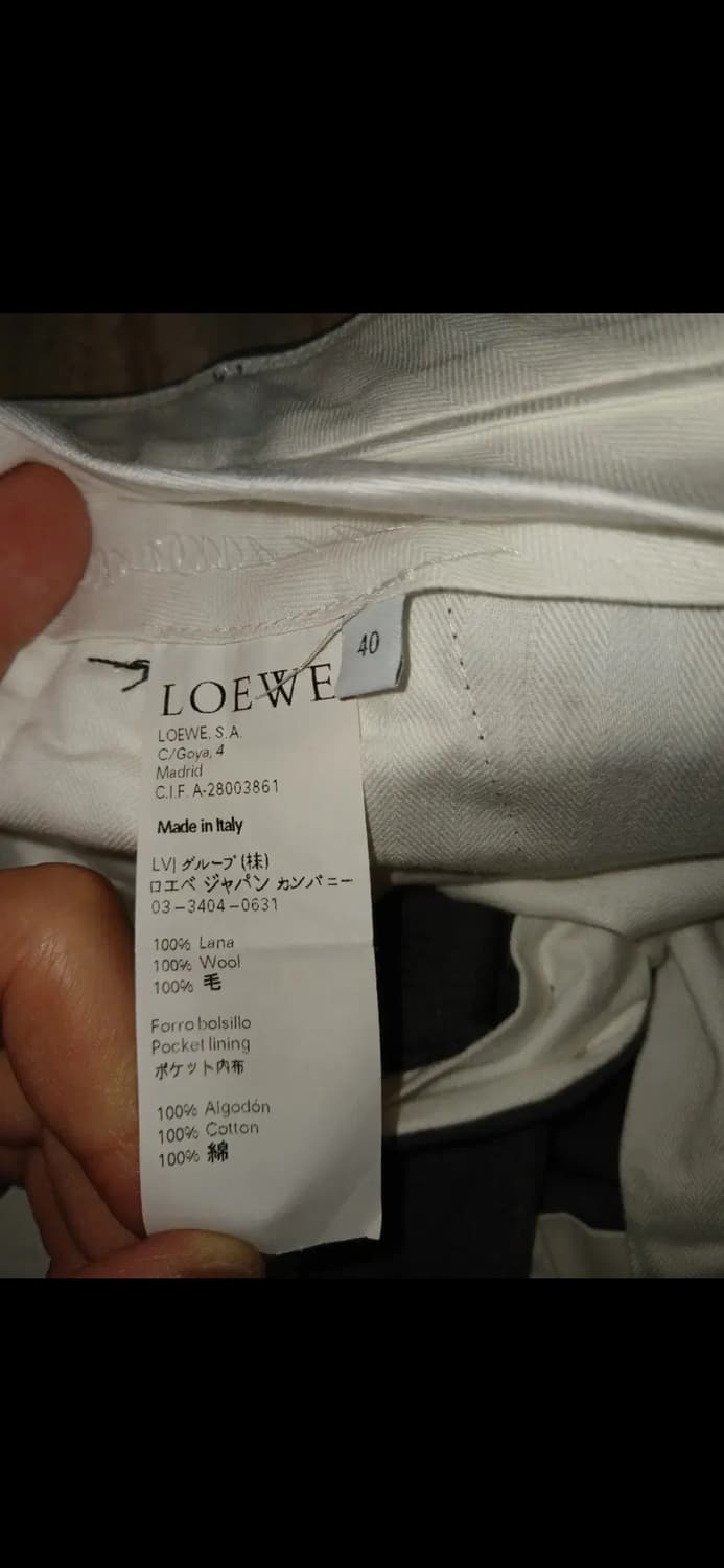 LOEWE GREY WOOL FISHERMAN PANTS 상품이미지6