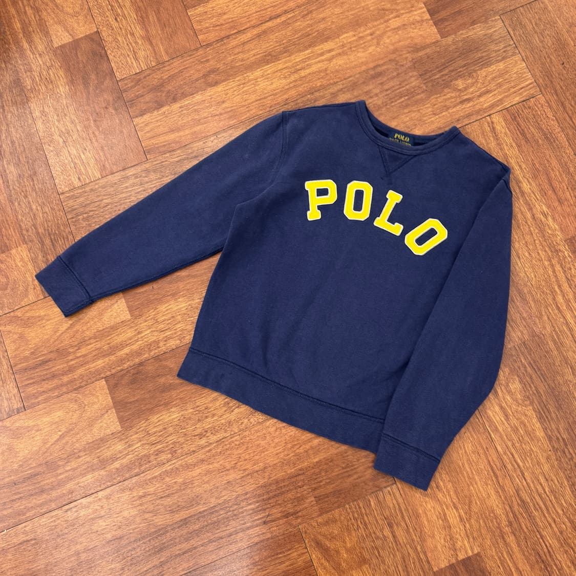 여성용 L 폴로 랄프로렌 빅로고 맨투맨 티셔츠  상품이미지4