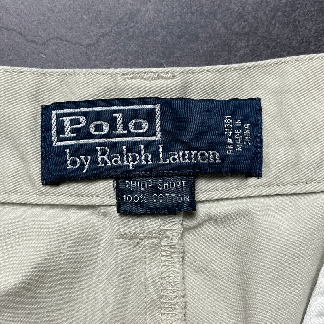 RALPH LAUREN 랄프로렌 아이보리 코튼 하프팬츠 A01040 상품이미지8