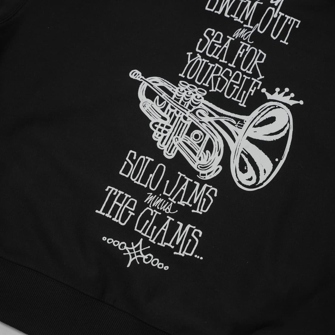 [XL] 스투시 스윔 아웃 집 후드 블랙 상품이미지6