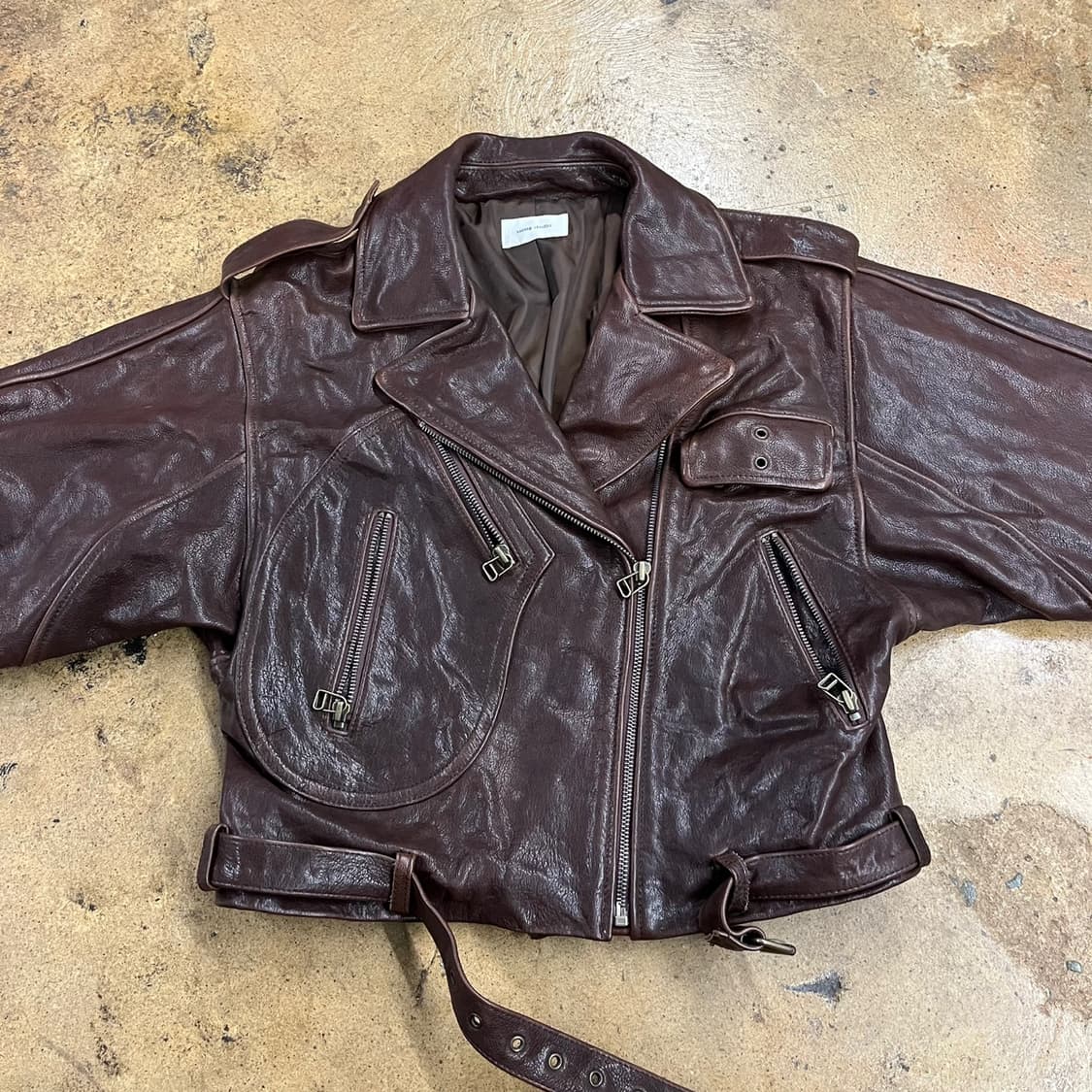 [정품] ssong studio 소가죽 라이더 자켓 b17 상품이미지3