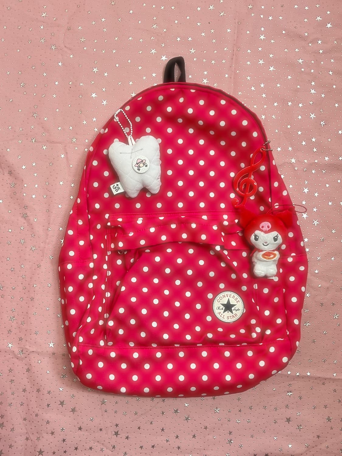컨버스 핫핑크 도트 백팩 ➰ 상품이미지4