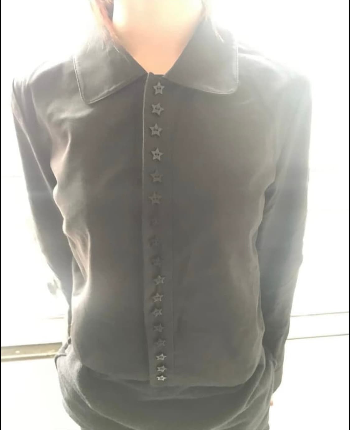 오스하이 oshigh 스타 셔츠 자켓 블랙 상품이미지2