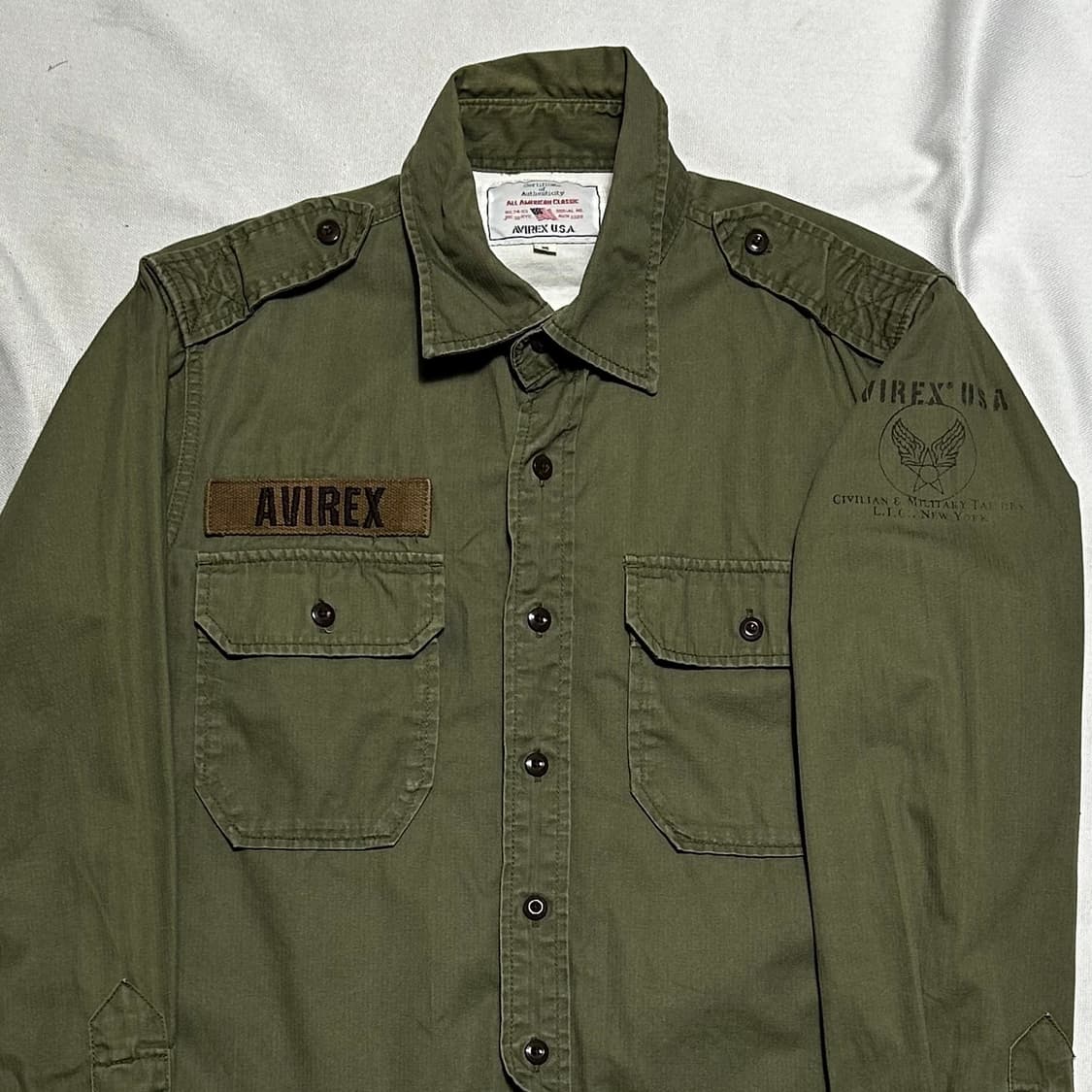 M 아비렉스 밀리터리 셔츠 상품이미지1