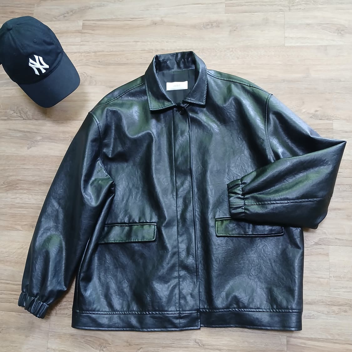 object 오브젝트 가죽 레더 라이더 자켓 상태좋음 상품이미지1