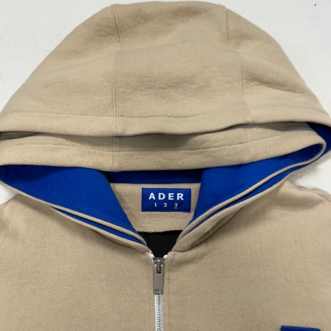 ADER ERROR beige double hood zip-up 상품이미지6
