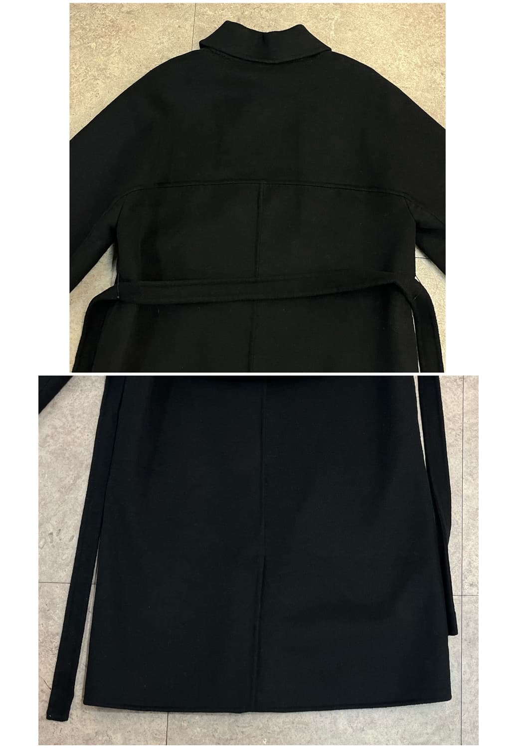 핸드메이드 울 코트 블랙 55 #csz2450 상품이미지7