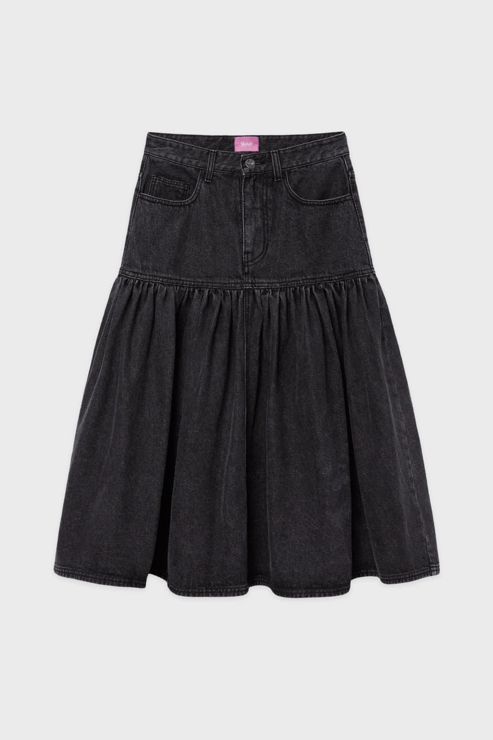 시눈 Flare Denim Skirt 상품이미지1