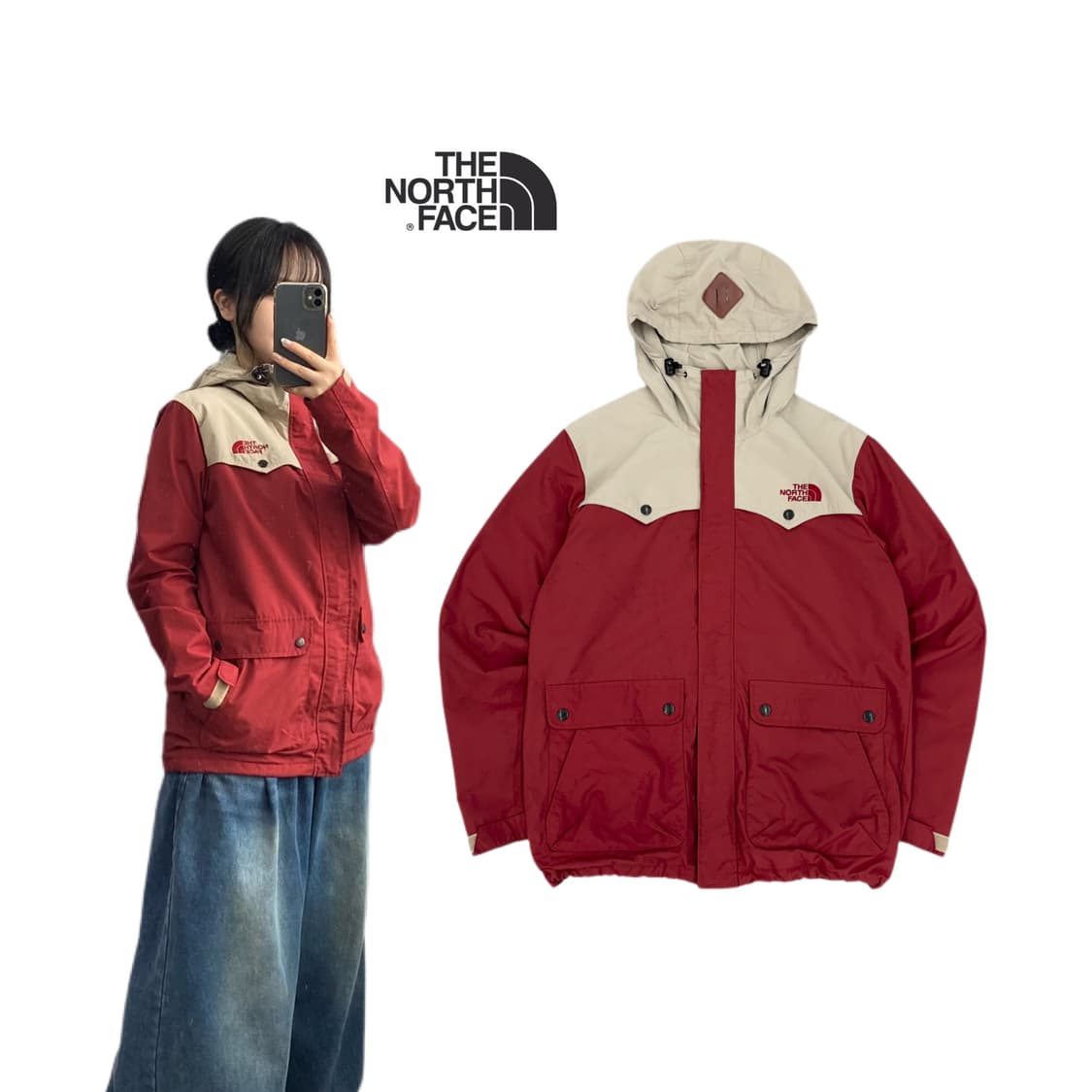 노스페이스 고프코어 화이트라벨 풀오버 바람막이 자켓 상품이미지1